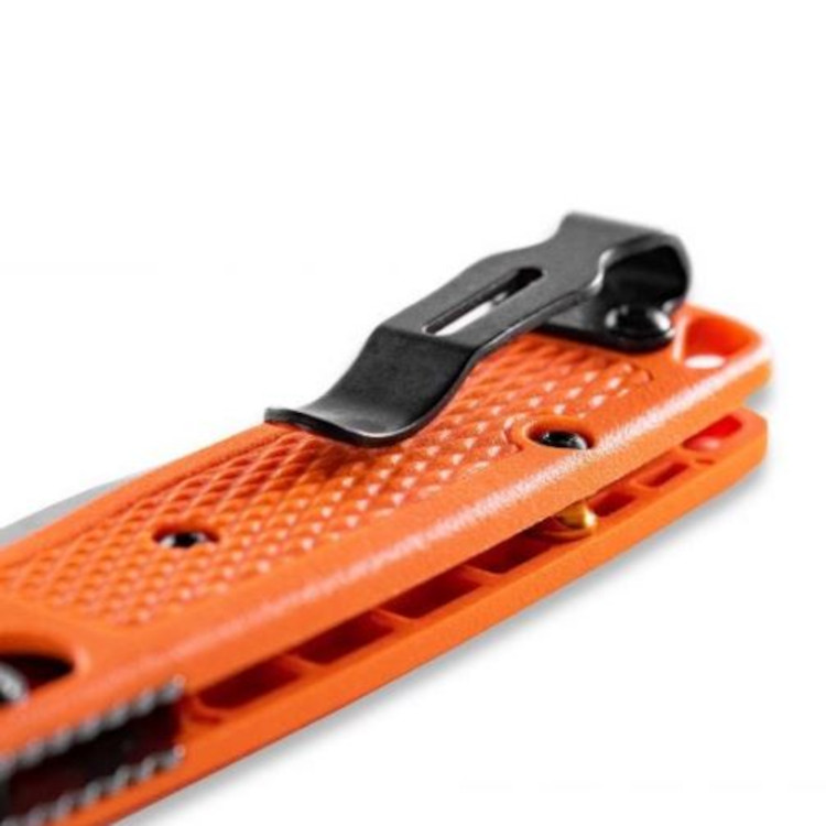 Benchmade Mini Bugout Non-Serrated Drop Point - Axis Lock/Thumb Stud - Image 4